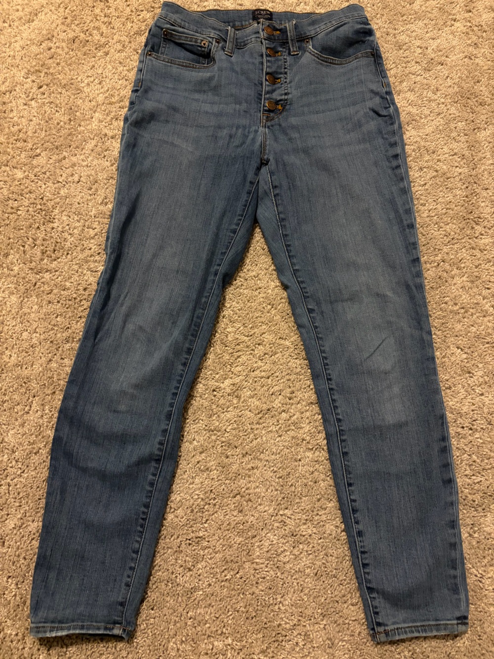 J. Crew Size 28 9” high-rise skinny Jean